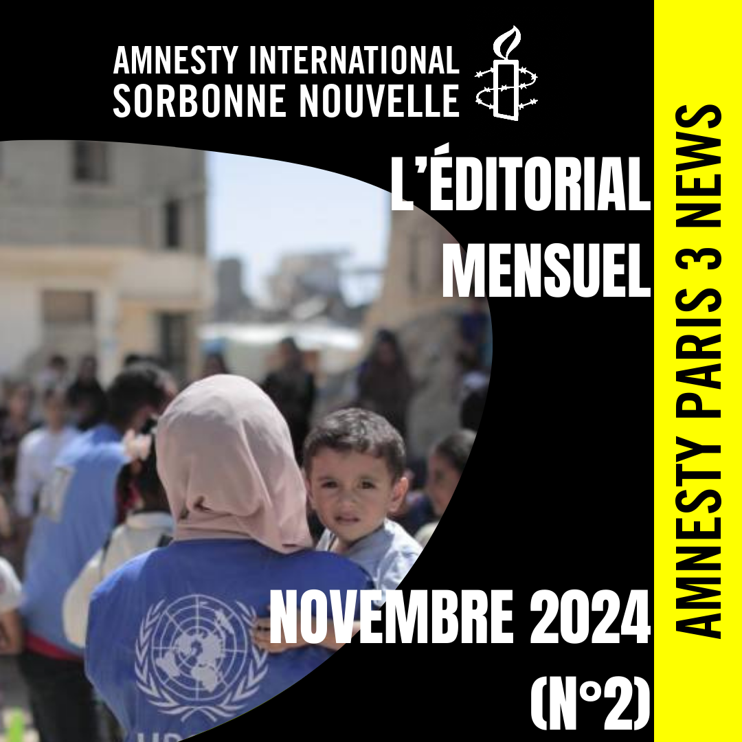 Éditorial Novembre 2024